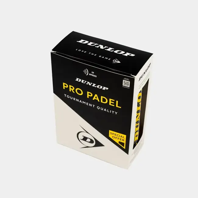 Dunlop Pro Padel 2x3 Pack Padelbal