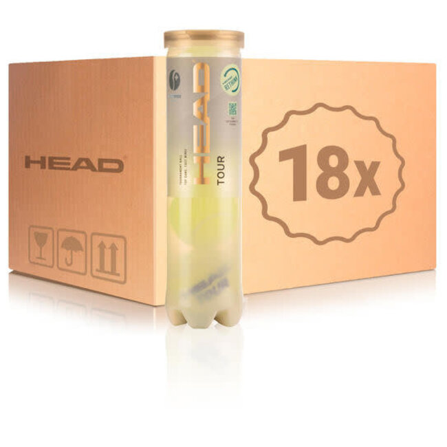 Head Tour Doos 18x4 Tennisbal