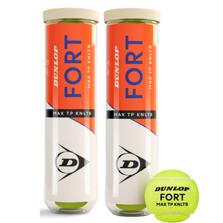 Dunlop Dunlop Fort Max TP 2x4 Tin Tennisbal