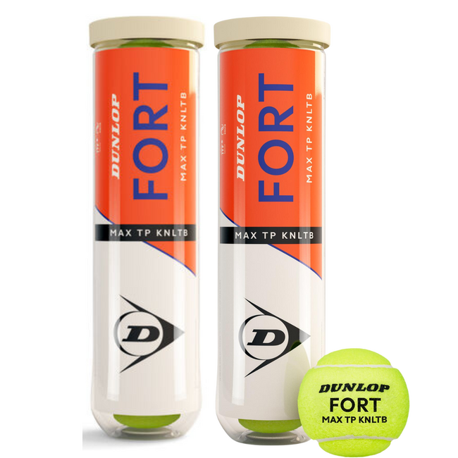 Dunlop Fort Max TP 2x4 Tin Tennisbal