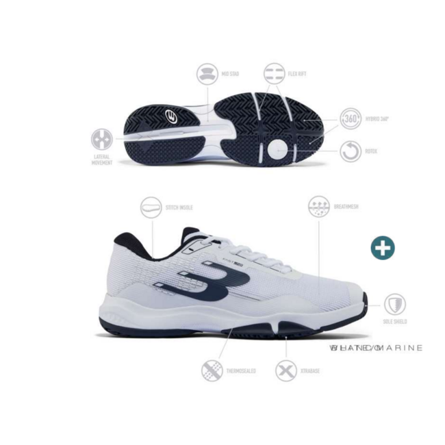 Bullpadel Hybrid Fly 26i Heren Padelschoen