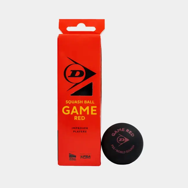 Dunlop Game Red 3 Squashballen