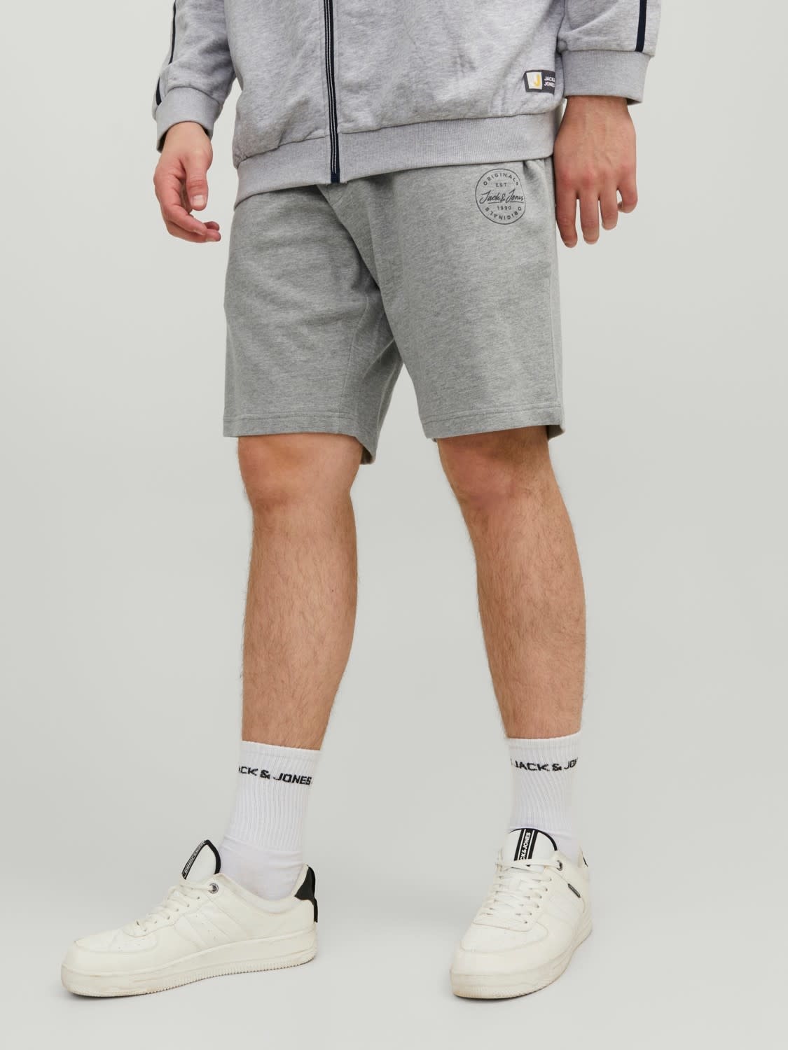 JACK&JONES PLUS JPSTSHARK SWEAT SHORTS AT PLS (3 kleuren)
