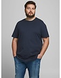 JACK&JONES PLUS JJENOA TEE SS CREW NECK NOOS PLS meerdere kleuren