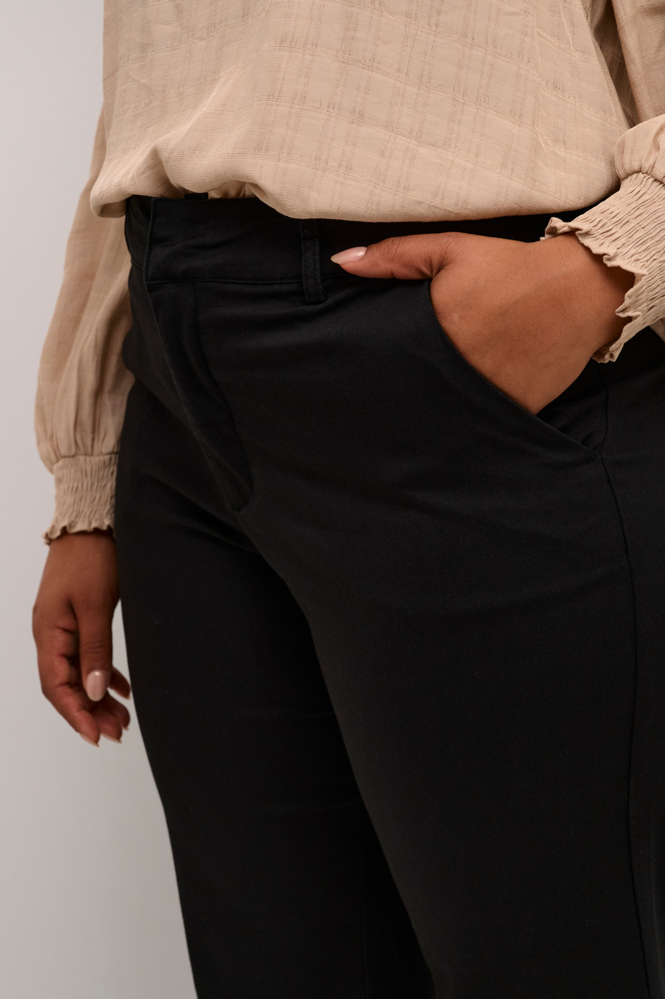 Kaffe Curve KCleana Flared Chino Pants