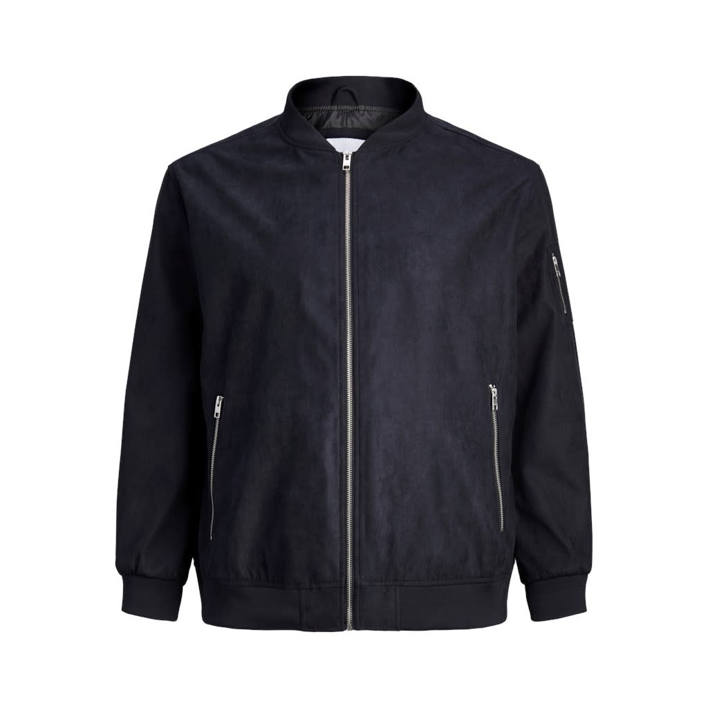 JACK&JONES PLUS JJEROCKY FAUX SUEDE BOMBER NOOS PLS