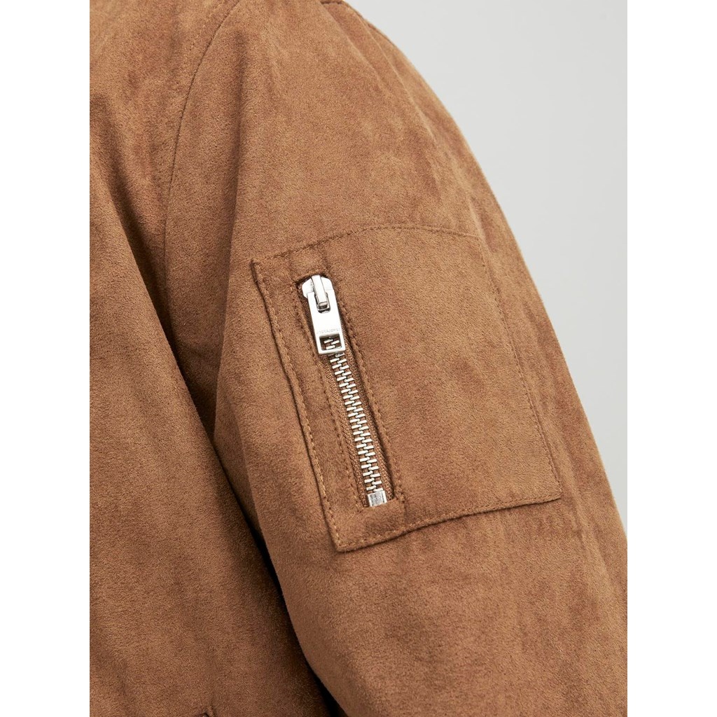 JACK&JONES PLUS JJEROCKY FAUX SUEDE BOMBER NOOS PLS