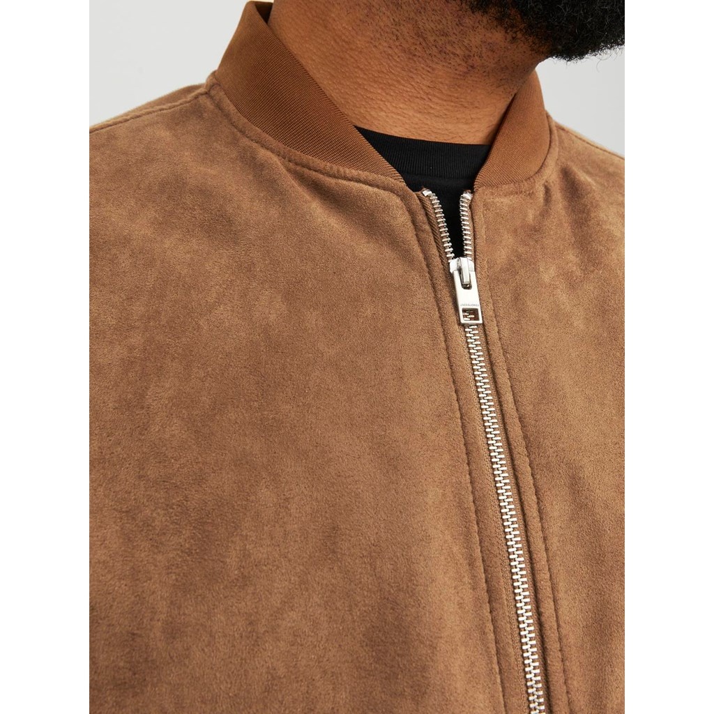 JACK&JONES PLUS JJEROCKY FAUX SUEDE BOMBER NOOS PLS