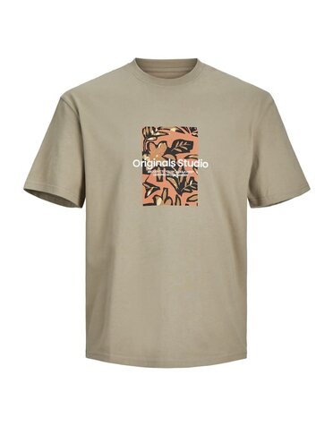 JACK&JONES PLUS JORSEQUOIA TEE SS CREW NECK PLS in 3 kleuren
