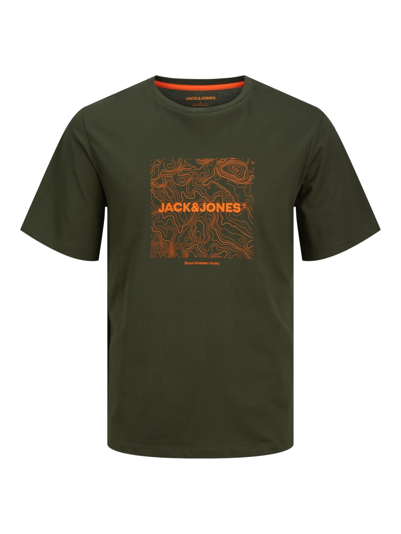 JACK&JONES PLUS JJLINER TEE SS CREW NECK PLS