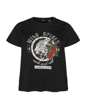 Vero Moda Curve VMMILLA FRANCIS SS TOP JRS CURVE