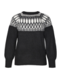 Vero Moda Curve VMCSIMONE LS NORDIC PULLOVER GA BOO CUR