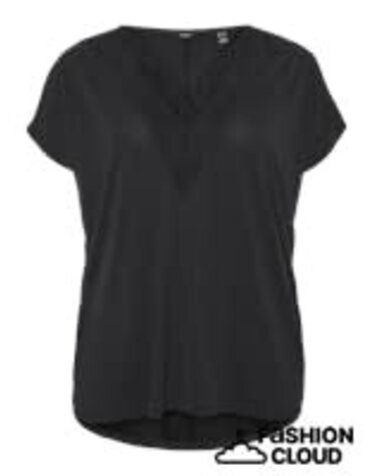 Vero Moda Curve VMCFILLI SS MODAL LACE TOP GA NOOS CUR