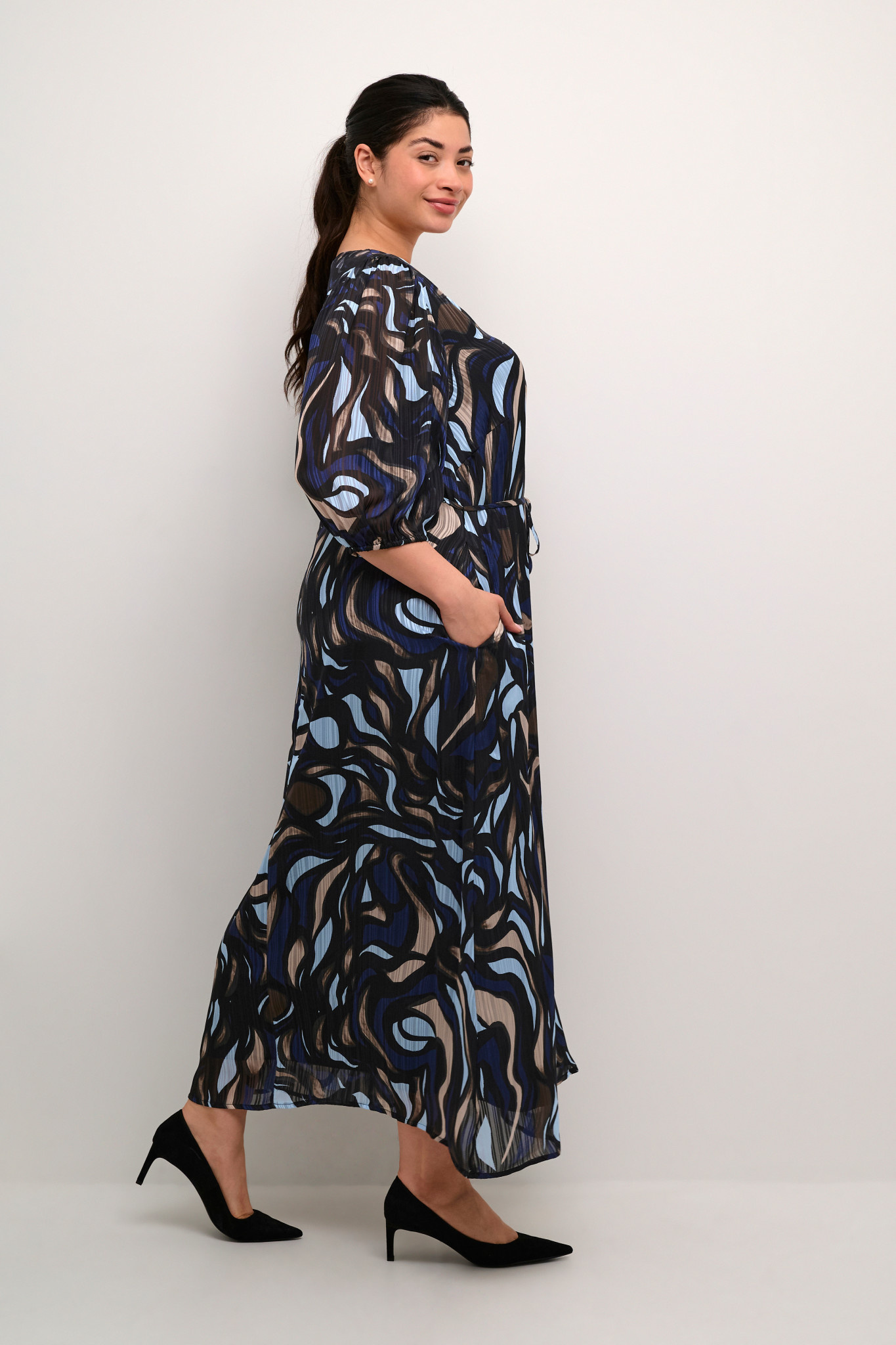 Kaffe Curve KCmarga Maxi Dress