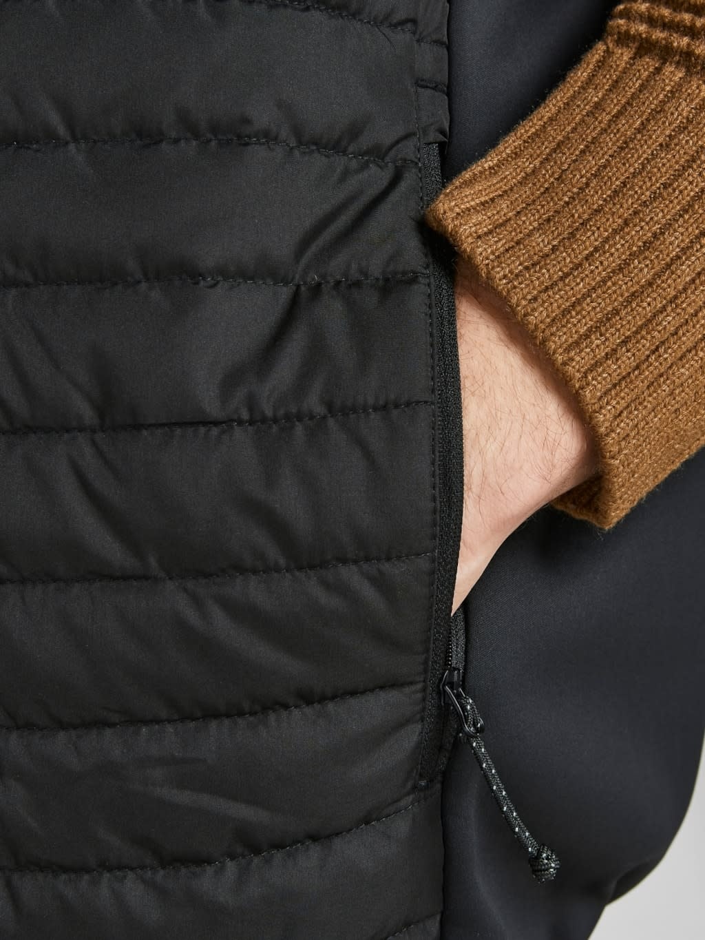 JACK&JONES PLUS JJEMULTI BODYWARMER COLLAR NOOS PLS