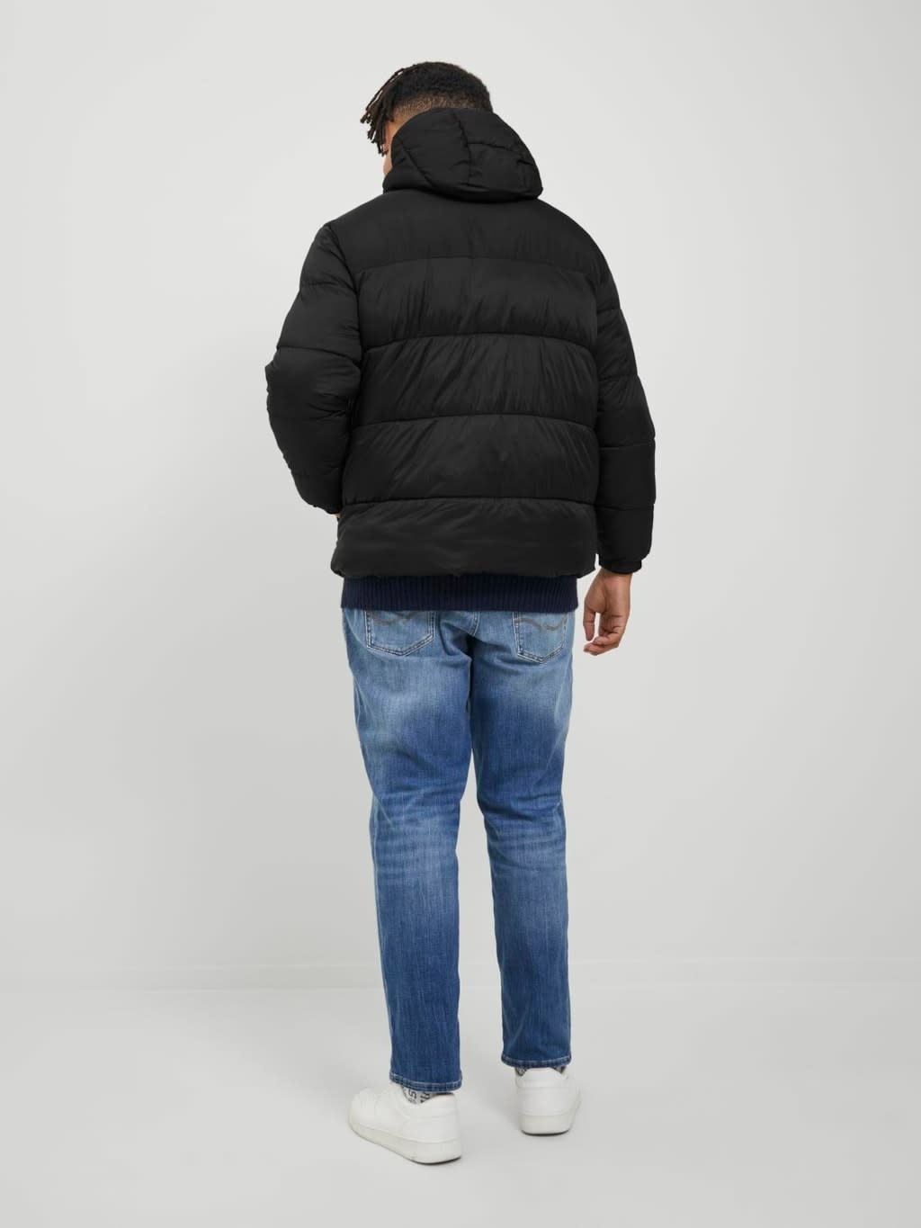 JACK&JONES PLUS JJETOBY PUFFER HOOD PLS