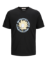 JACK&JONES PLUS JORTAVIRA AOP BRANDING TEE SS CREW PLS