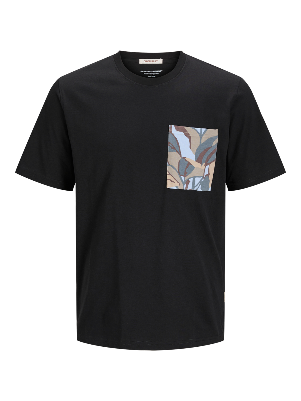 JACK&JONES PLUS JORTAVIRA AOP POCKET TEE SS CREW N PLS