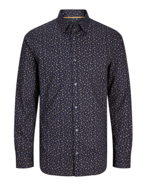 JACK&JONES PLUS JPRBLALEEDS PRINT STRUCTURE SHIRT  PLS