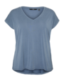Vero Moda Curve VMFILLI SS V-NECK TEE GA NOOS CURVE