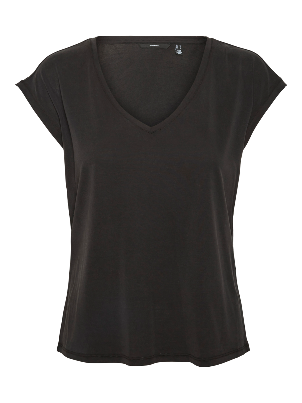 Vero Moda Curve VMFILLI SS V-NECK TEE GA NOOS CURVE