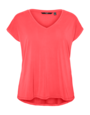 Vero Moda Curve VMFILLI SS V-NECK TEE GA NOOS CURVE