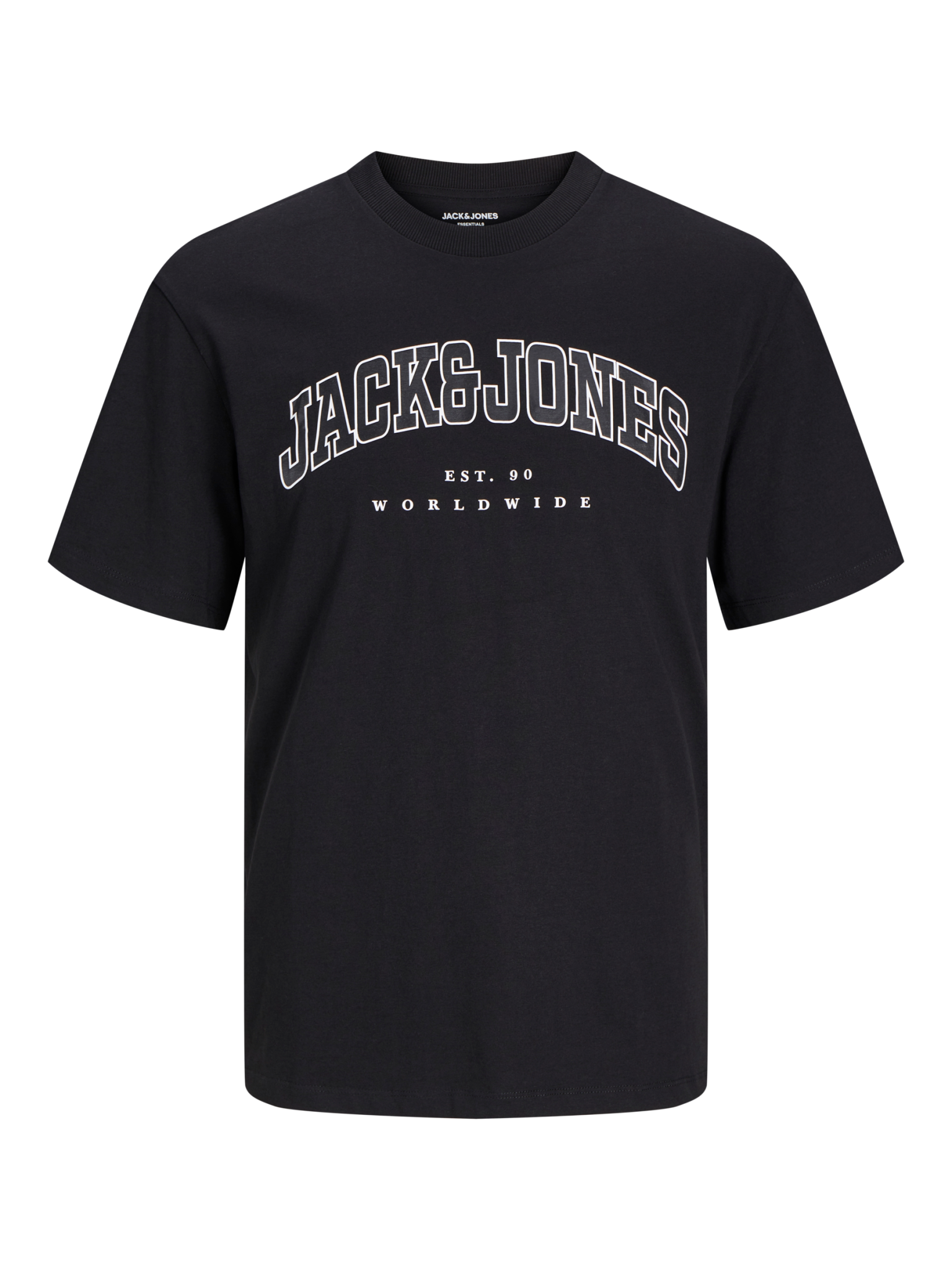 JACK&JONES PLUS JJECALEB VARSITY TEE SS O-NECK NOOS PLS (meerdere kleuren)