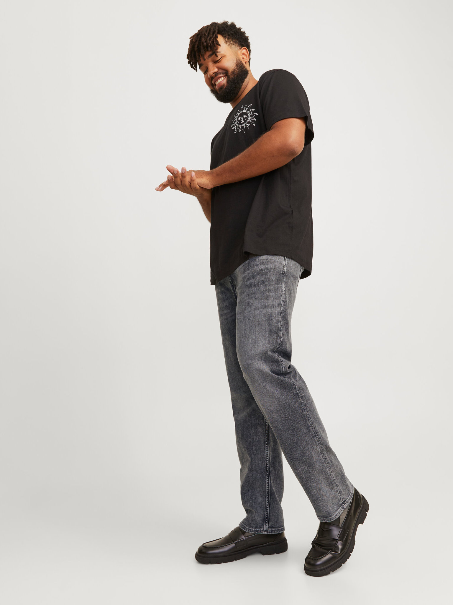 JACK&JONES PLUS JJIGLENN JJCOLE CB 425 SN PLS NML