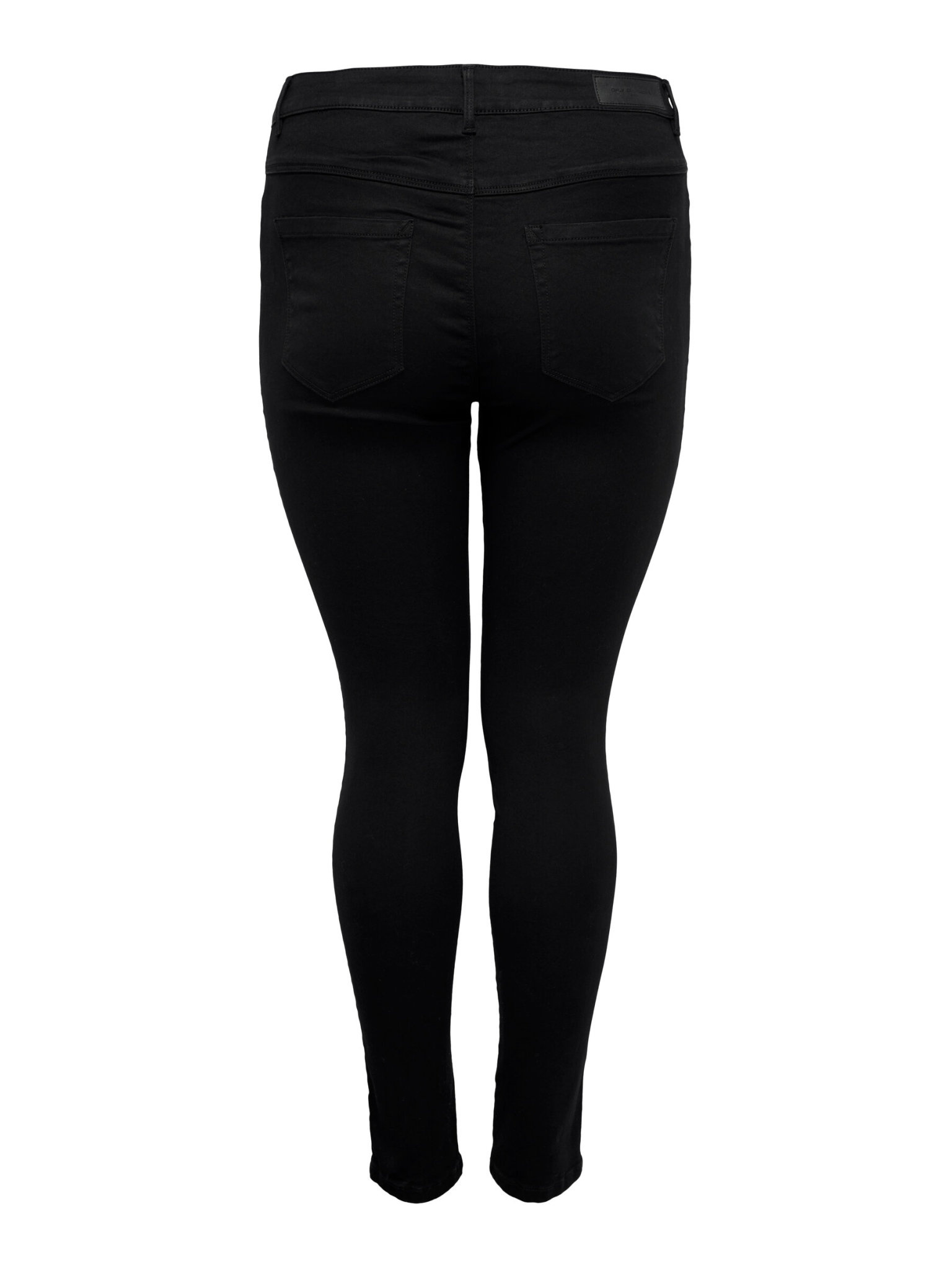 ONLY CARMAKOMA CARAUGUSTA HW SKINNY JEANS BLACK NOOS