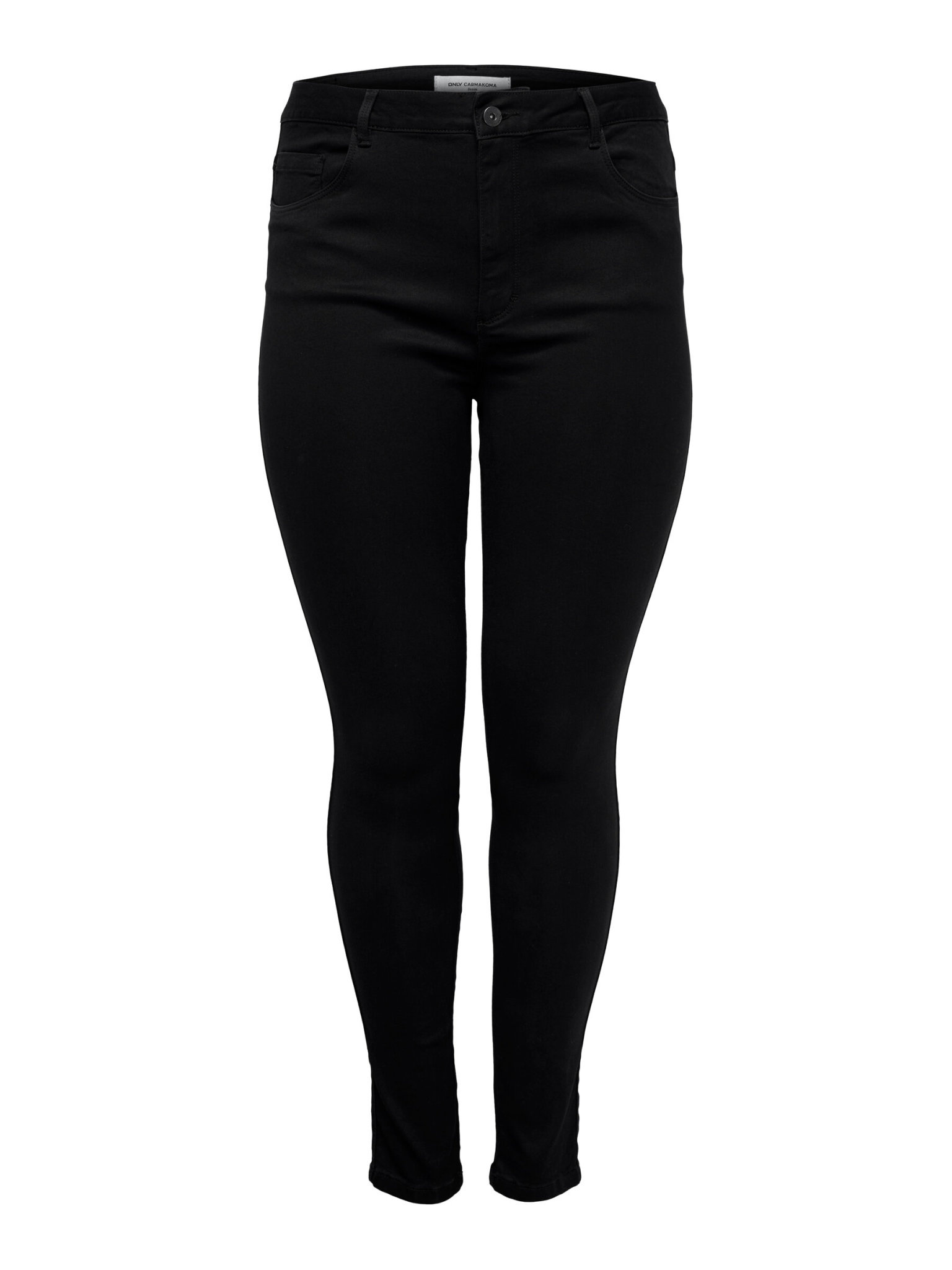 ONLY CARMAKOMA CARAUGUSTA HW SKINNY JEANS BLACK NOOS
