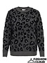 ONLY CARMAKOMA CARSARA LS JQ GLITTER O-NECK KNT