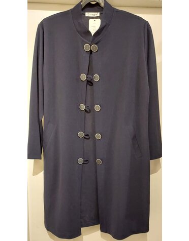 Magna Magna N-2304 Blazer met knoop en sluiting donkerblauw