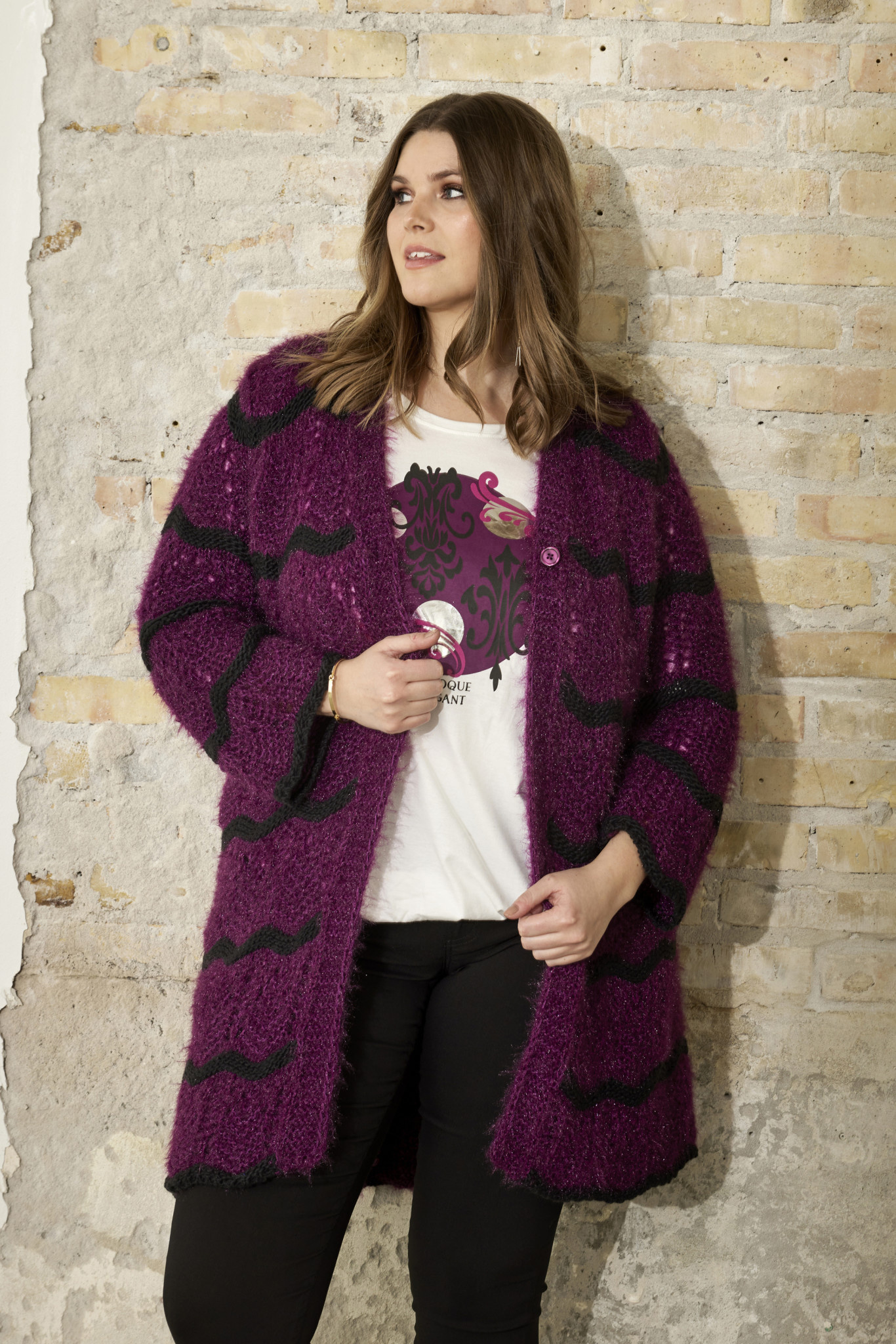 Zhenzi Aada 445-Cardigan L/S in 2 kleuren