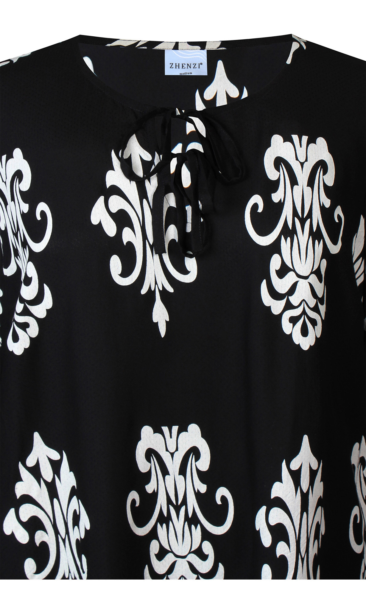 Zhenzi Bird 494-Blouse L/S