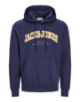 JACK&JONES PLUS JJECALEB VARSITY SWEAT HOOD NOOS PLS