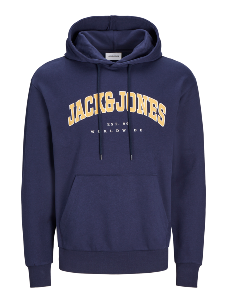 JACK&JONES PLUS JJECALEB VARSITY SWEAT HOOD NOOS PLS