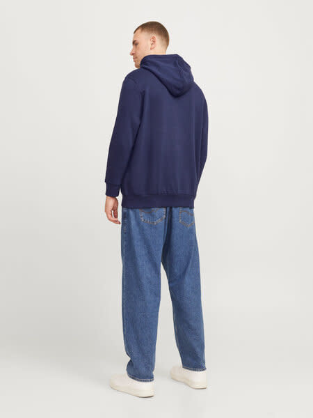 JACK&JONES PLUS JJECALEB VARSITY SWEAT HOOD NOOS PLS