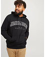 JACK&JONES PLUS JJECALEB VARSITY SWEAT HOOD NOOS PLS