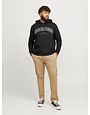 JACK&JONES PLUS JJECALEB VARSITY SWEAT HOOD NOOS PLS