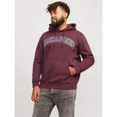 JACK&JONES PLUS JJECALEB VARSITY SWEAT HOOD NOOS PLS