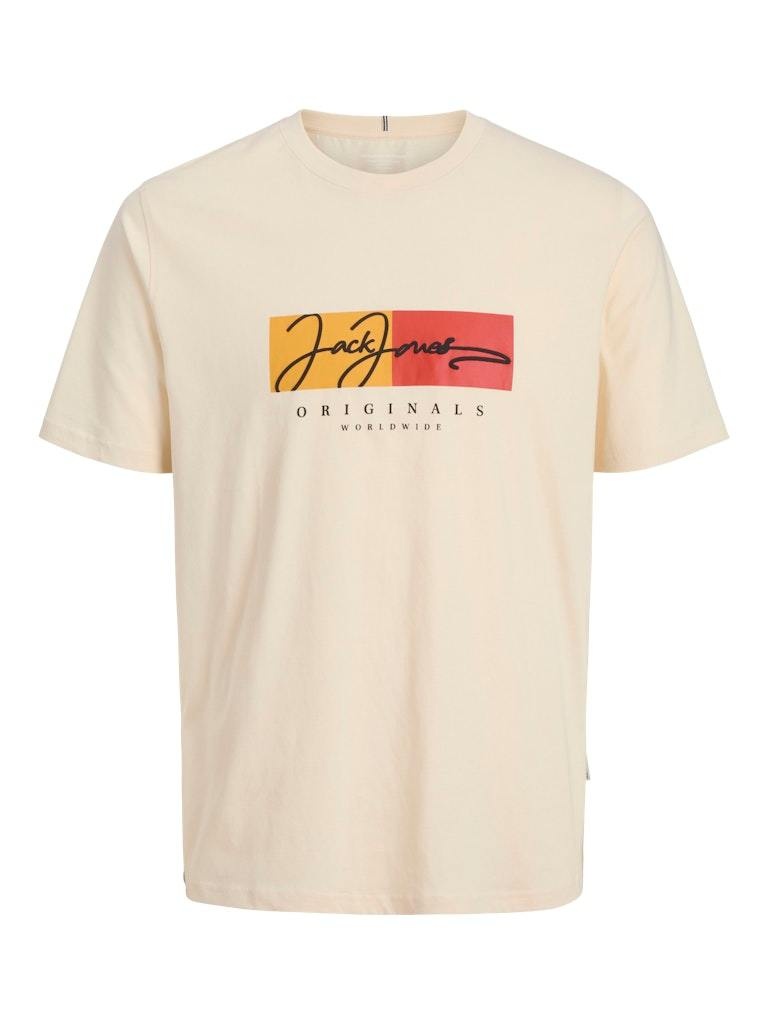 JACK&JONES PLUS JORFREDERIKSBERG BOX TEE SS C.N PLS (4 kleuren)