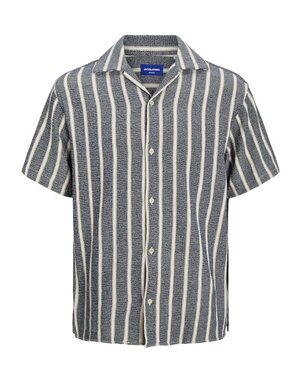 JACK&JONES PLUS JORCOBA STRIPE RESORT SHIRT SS SN PLS