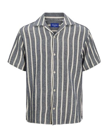 JACK&JONES PLUS JORCOBA STRIPE RESORT SHIRT SS SN PLS