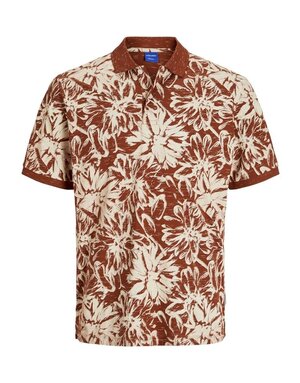 JACK&JONES PLUS JORSPLIT AOP POLO SS PLS (3 kleuren)