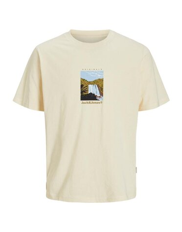 JACK&JONES PLUS JORSPLIT GRAPHIC FRONT TEE SS CREW PLS
