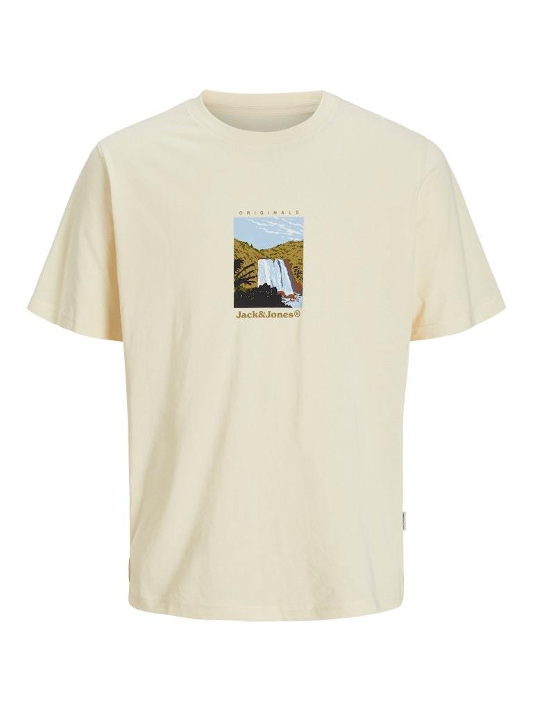 JACK&JONES PLUS JORSPLIT GRAPHIC FRONT TEE SS CREW PLS