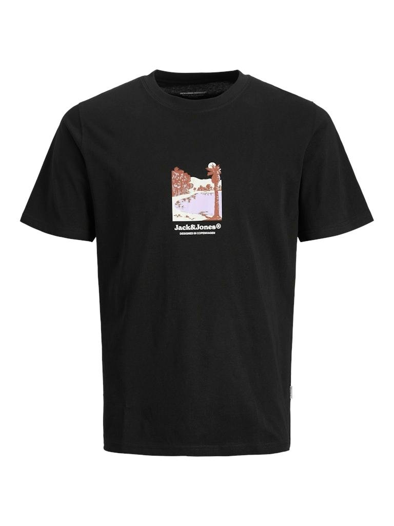 JACK&JONES PLUS JORSPLIT GRAPHIC FRONT TEE SS CREW PLS