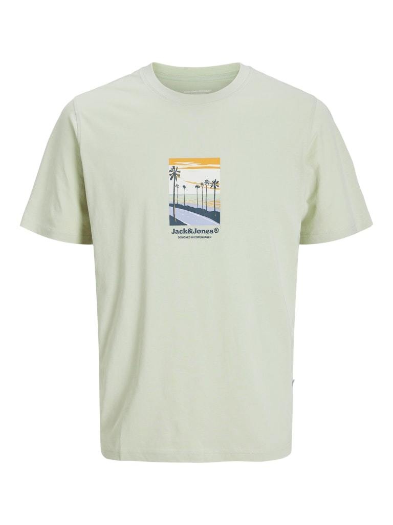 JACK&JONES PLUS JORSPLIT GRAPHIC FRONT TEE SS CREW PLS
