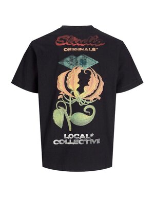 JACK&JONES PLUS JORRETIRO BACK TEE SS CREW NECK SE PLS (2 kleuren)