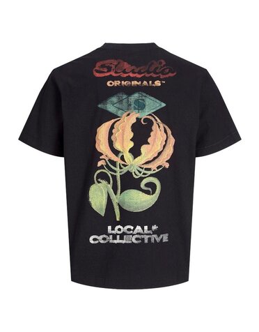 JACK&JONES PLUS JORRETIRO BACK TEE SS CREW NECK SE PLS (2 kleuren)